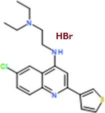 N'-(6-Chloro-2-(thiophen-3-yl)quinolin-4-yl)-N,N-diethylethane-1,2-diamine hydrobromide